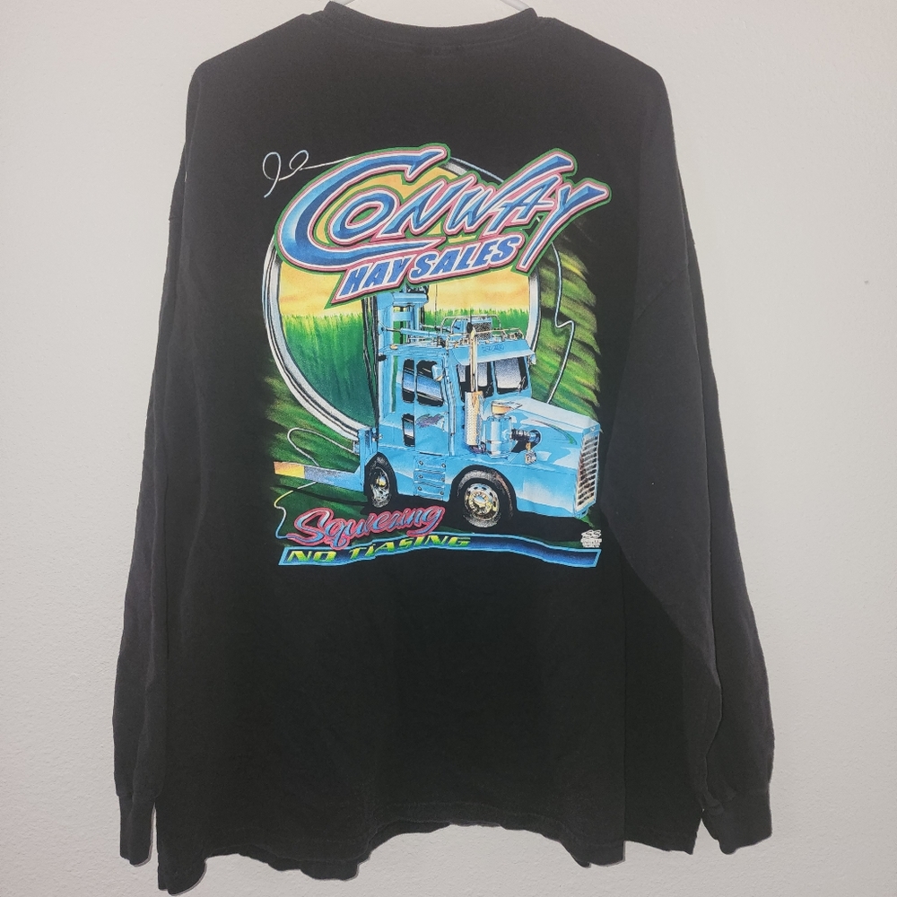 COPY - Trucker graphic long sleeve shirt size 3XL